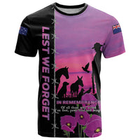 Personalised ANZAC War Animals T Shirt Lest We Forget Memorial