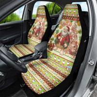 Hawaiian Santa Aloha Pineapple Christmas Car Seat Cover Mele Kalikimaka - Polynesian Pride