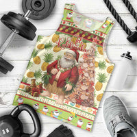 Hawaiian Santa Aloha Pineapple Christmas Men Tank Top Mele Kalikimaka - Polynesian Pride