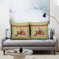 Hawaiian Santa Aloha Pineapple Christmas Pillow Cover Mele Kalikimaka - Polynesian Pride