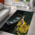 New Zealand and South Africa Rugby Area Rug Silver Fern With Springboks