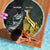 New Zealand and South Africa Rugby Beach Blanket Silver Fern With Springboks