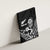 New Zealand Silver Fern Rugby Custom Canvas Wall Art Maori Tiki Black Version