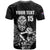 New Zealand Silver Fern Rugby Custom T Shirt Maori Tiki Black Version