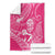 New Zealand Silver Fern Rugby Custom Blanket Maori Tiki Pink Version
