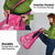 New Zealand Silver Fern Rugby Custom Grocery Bag Maori Tiki Pink Version