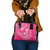 New Zealand Silver Fern Rugby Custom Shoulder Handbag Maori Tiki Pink Version