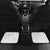 New Zealand Silver Fern Rugby Custom Car Mats Maori Tiki White Version