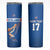 Iceland Basketball Custom Skinny Tumbler Blue Style