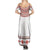 Bulgarian Embroidery Style Seamless Pattern Family Matching Summer Maxi Dress and Hawaiian Shirt