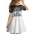 Personalized Germany Berlin Wall Family Matching Off Shoulder Short Dress and Hawaiian Shirt Tag der Deutschen Einheit