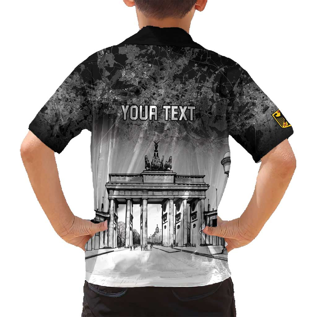 Personalized Germany Berlin Wall Family Matching Puletasi and Hawaiian Shirt Tag der Deutschen Einheit