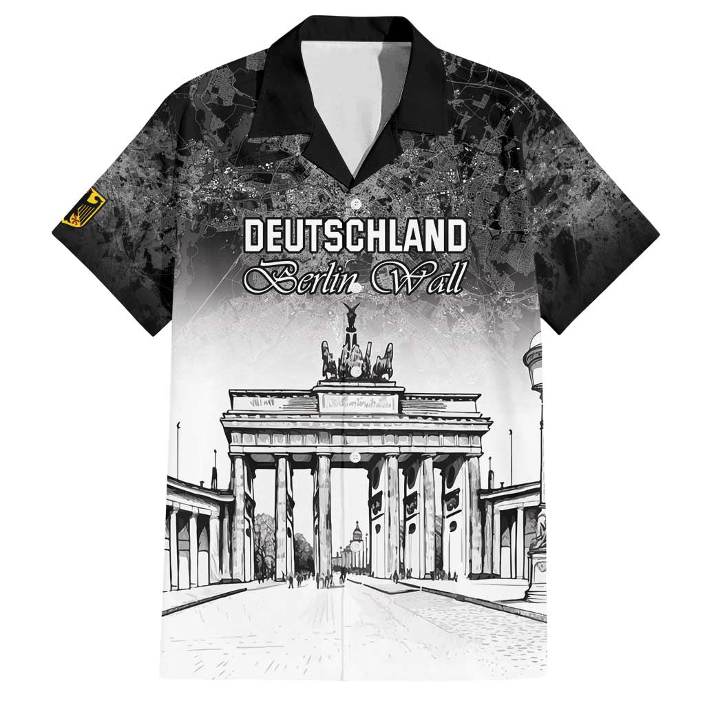 Personalized Germany Berlin Wall Family Matching Puletasi and Hawaiian Shirt Tag der Deutschen Einheit