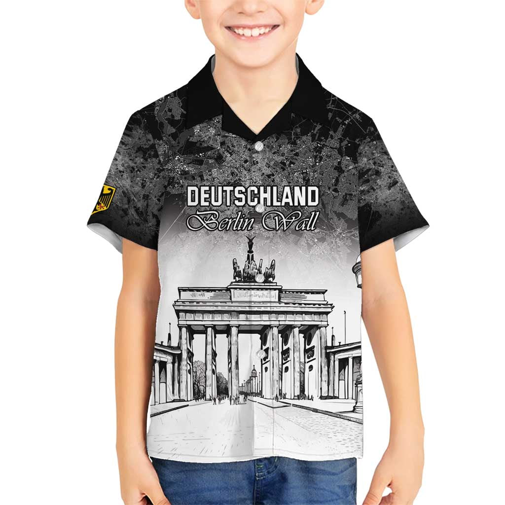 Personalized Germany Berlin Wall Family Matching Puletasi and Hawaiian Shirt Tag der Deutschen Einheit
