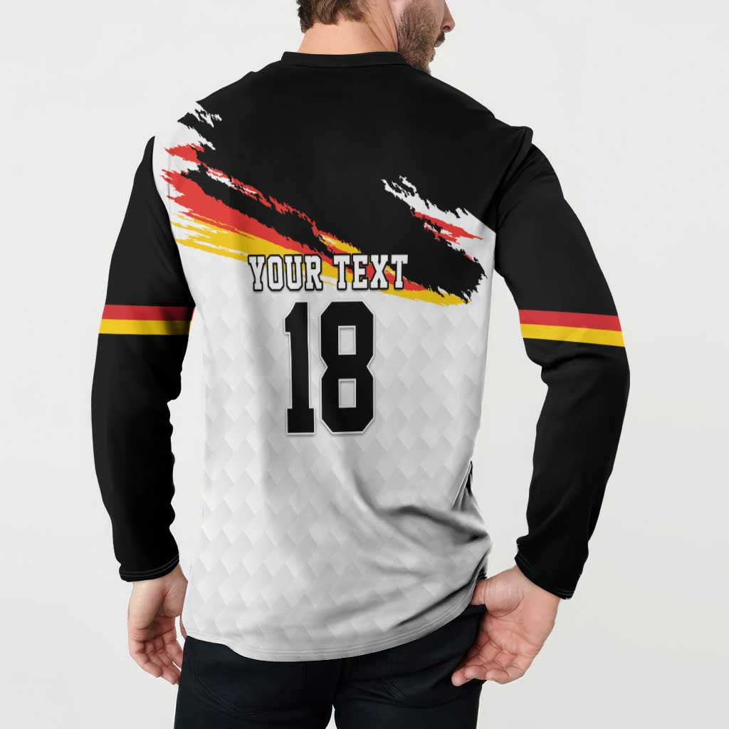 Custom Germany Football Button Sweatshirt Come On DFB-Team