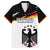 Custom Germany Football Family Matching Off Shoulder Short Dress and Hawaiian Shirt Come On DFB-Team