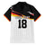 Custom Germany Football Family Matching Off Shoulder Short Dress and Hawaiian Shirt Come On DFB-Team