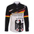 Custom Germany Football Family Matching Off Shoulder Short Dress and Hawaiian Shirt Come On DFB-Team