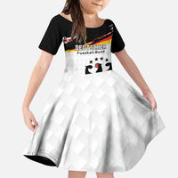 Custom Germany Football Family Matching Puletasi and Hawaiian Shirt Come On DFB-Team
