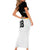 Custom Germany Football Family Matching Short Sleeve Bodycon Dress and Hawaiian Shirt Come On DFB-Team
