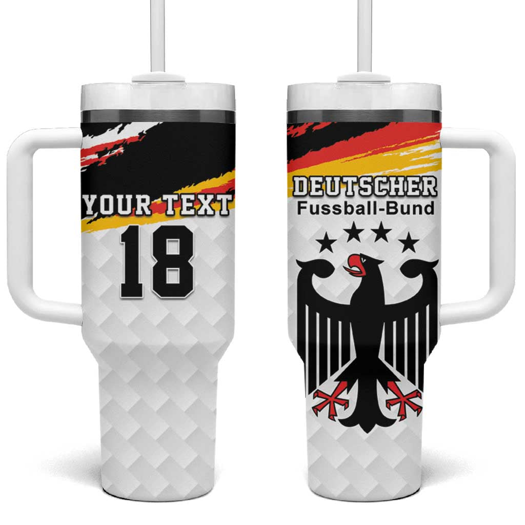 Custom Germany Football Tumbler With Handle Come On DFB-Team