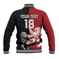 Custom British Lions New Zealand Baseball Jacket Unique Style - Polynesian Pride