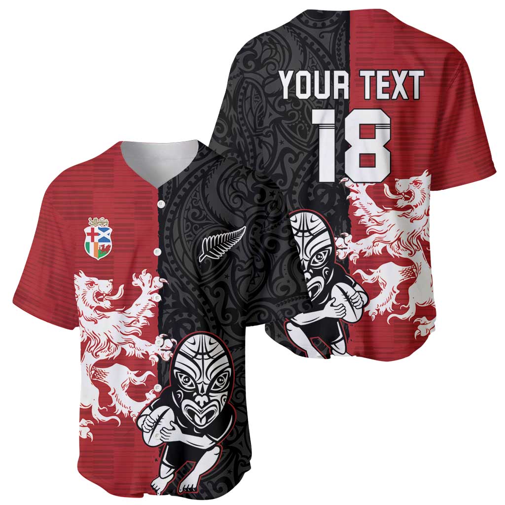 Custom British Lions New Zealand Baseball Jersey Unique Style - Polynesian Pride