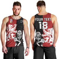 Custom British Lions New Zealand Men Tank Top Unique Style - Polynesian Pride