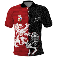 Custom British Lions New Zealand Polo Shirt Unique Style - Polynesian Pride