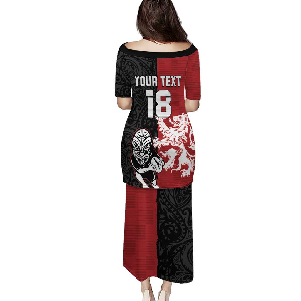 Custom British Lions New Zealand Puletasi Unique Style - Polynesian Pride