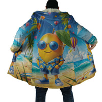 Funny Hawaii Mango Cloak Tropical Summer Beach Mascot Vacation