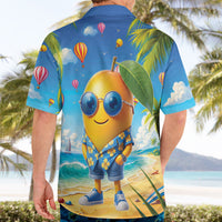 Funny Hawaii Mango Hawaiian Shirt Tropical Summer Beach Mascot Vacation