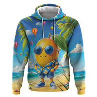 Funny Hawaii Mango Hoodie Tropical Summer Beach Mascot Vacation