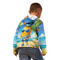 Funny Hawaii Mango Kid Hoodie Tropical Summer Beach Mascot Vacation