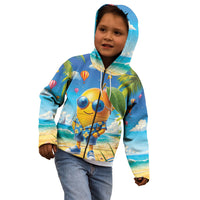 Funny Hawaii Mango Kid Hoodie Tropical Summer Beach Mascot Vacation