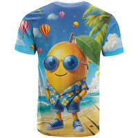 Funny Hawaii Mango T Shirt Tropical Summer Beach Mascot Vacation