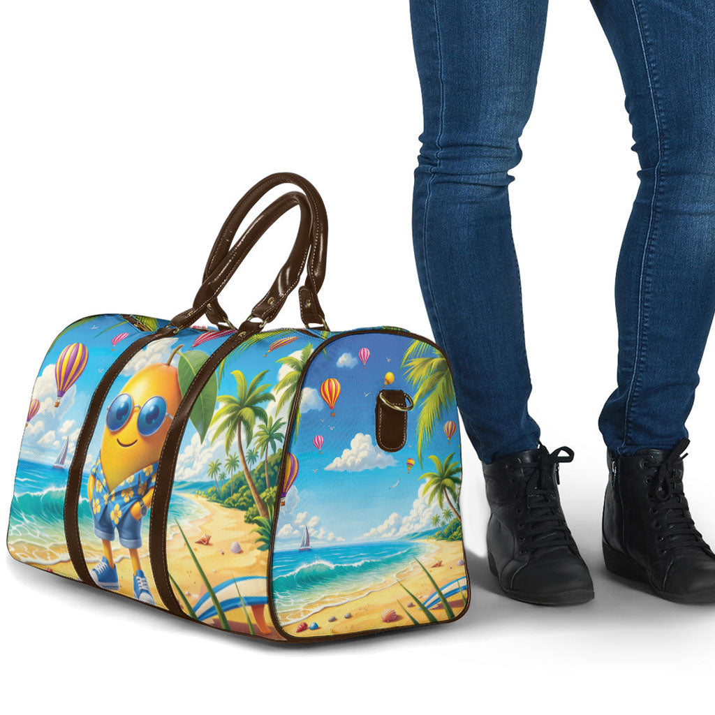 Funny Hawaii Mango Travel Bag Tropical Summer Beach Mascot Vacation