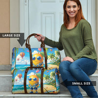 Funny Hawaii Mango Travel Bag Tropical Summer Beach Mascot Vacation