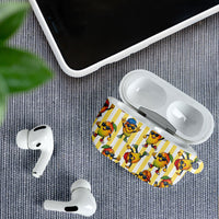 Funny Hawaii Mango Hip Hop Cartoon AirPods Case Summer Beach Party