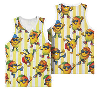 Funny Hawaii Mango Hip Hop Cartoon Basketball Jersey Summer Beach Party