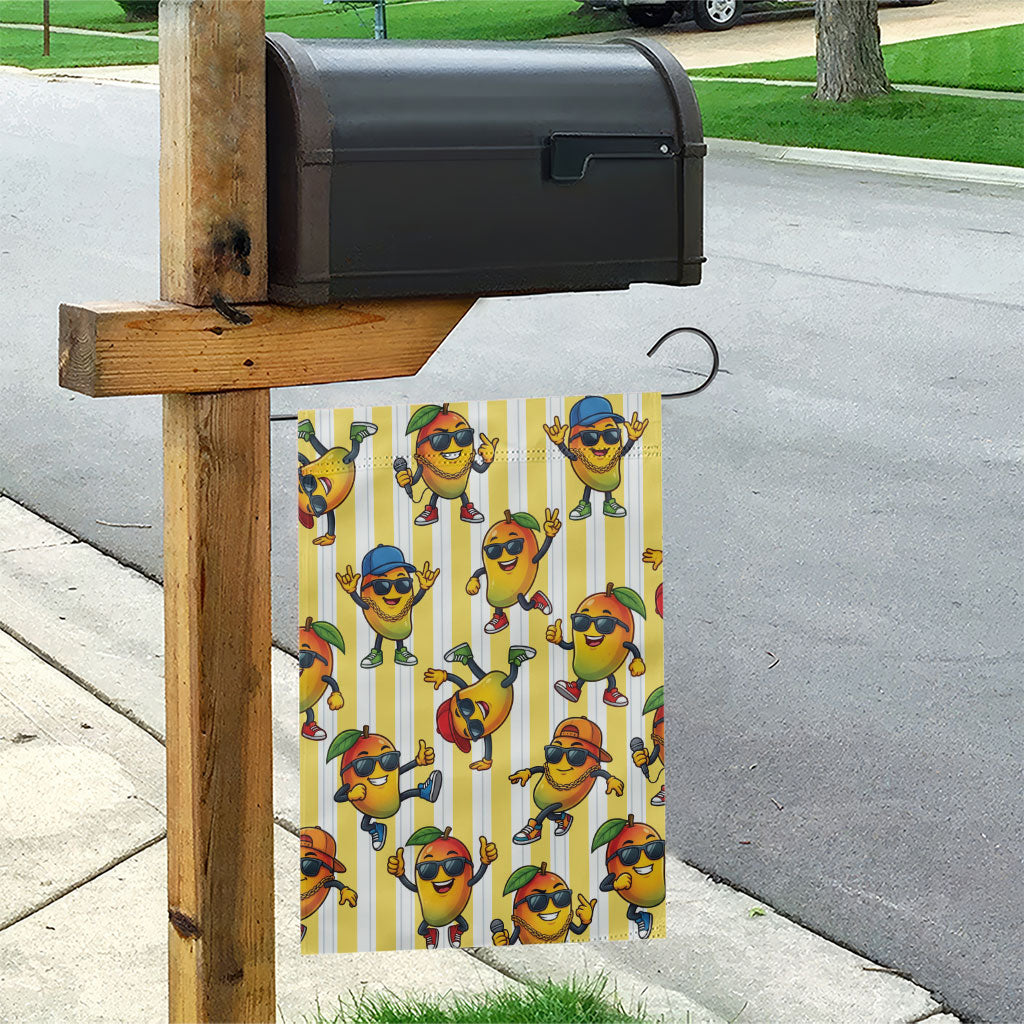 Funny Hawaii Mango Hip Hop Cartoon Garden Flag Summer Beach Party