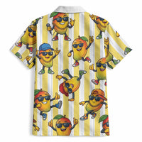 Funny Hawaii Mango Hip Hop Cartoon Hawaiian Shirt Summer Beach Party