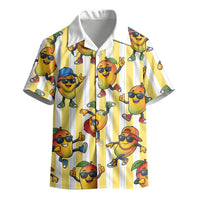 Funny Hawaii Mango Hip Hop Cartoon Kid Hawaiian Shirt Summer Beach Party
