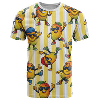 Funny Hawaii Mango Hip Hop Cartoon T Shirt Summer Beach Party