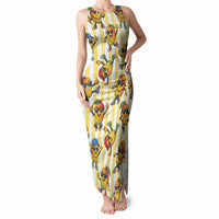 Funny Hawaii Mango Hip Hop Cartoon Tank Maxi Dress Summer Beach Party