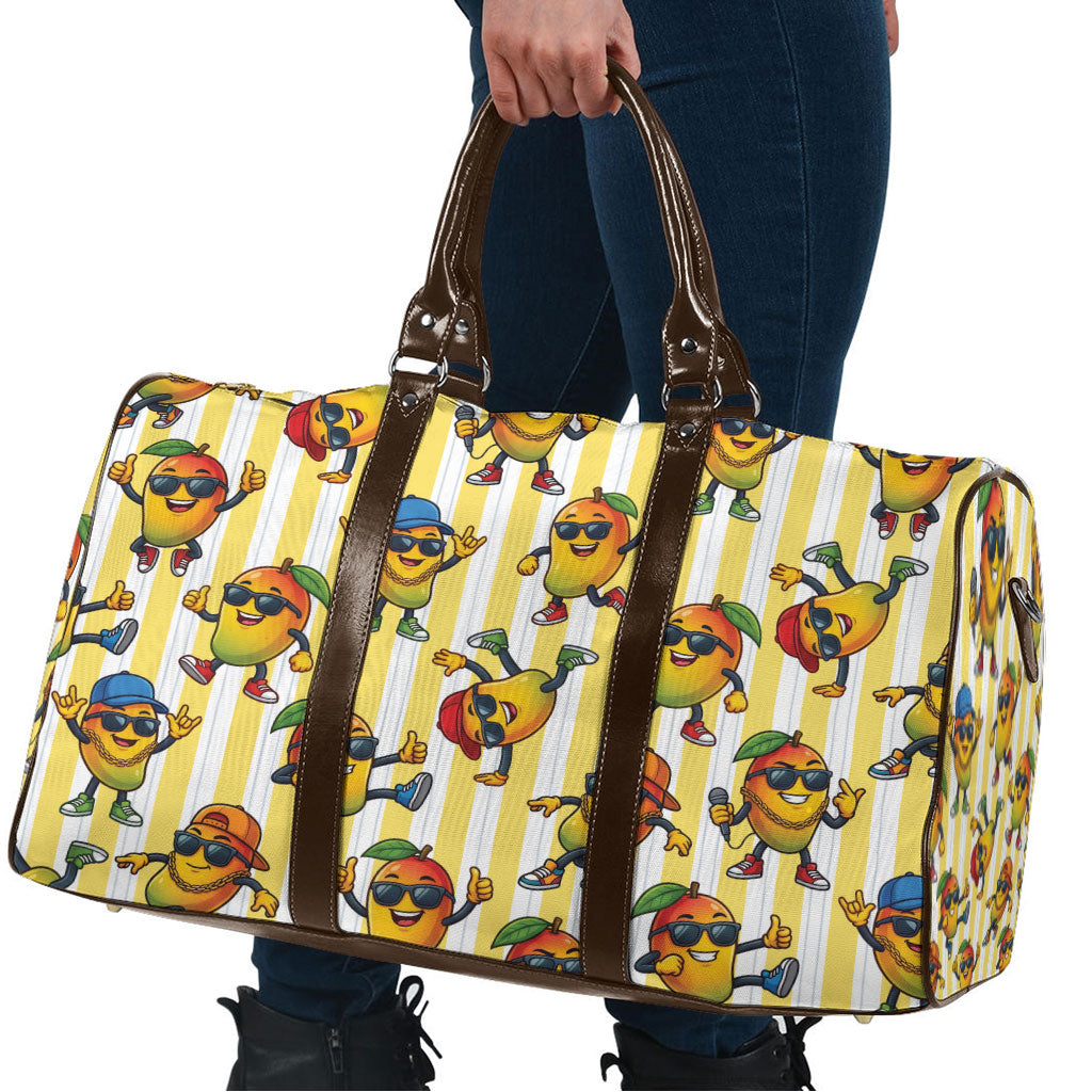 Funny Hawaii Mango Hip Hop Cartoon Travel Bag Summer Beach Party