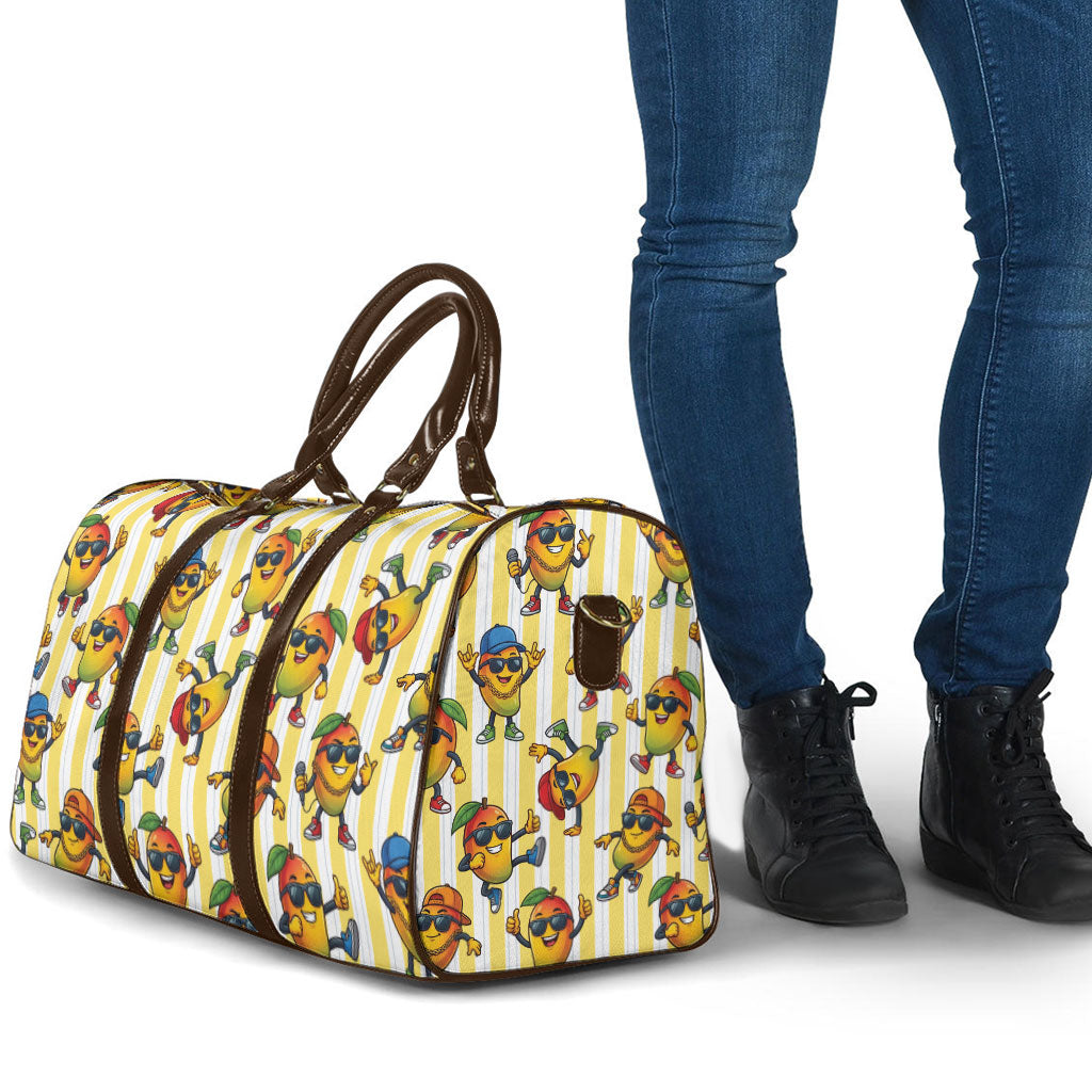 Funny Hawaii Mango Hip Hop Cartoon Travel Bag Summer Beach Party