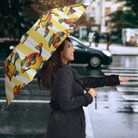 Funny Hawaii Mango Hip Hop Cartoon Umbrella Summer Beach Party