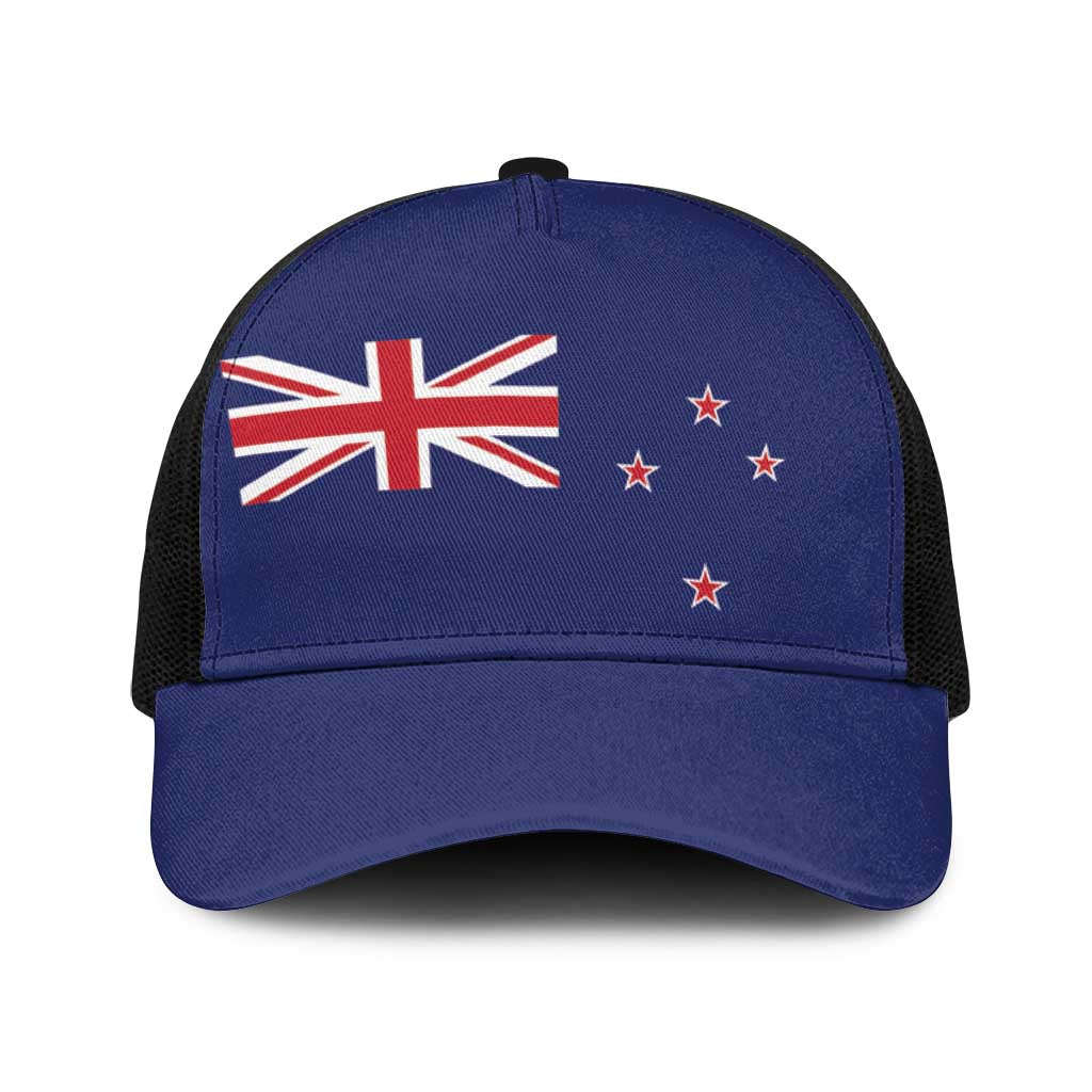 New Zealand Baseball Net Cap National Flag Colors - Polynesian Pride