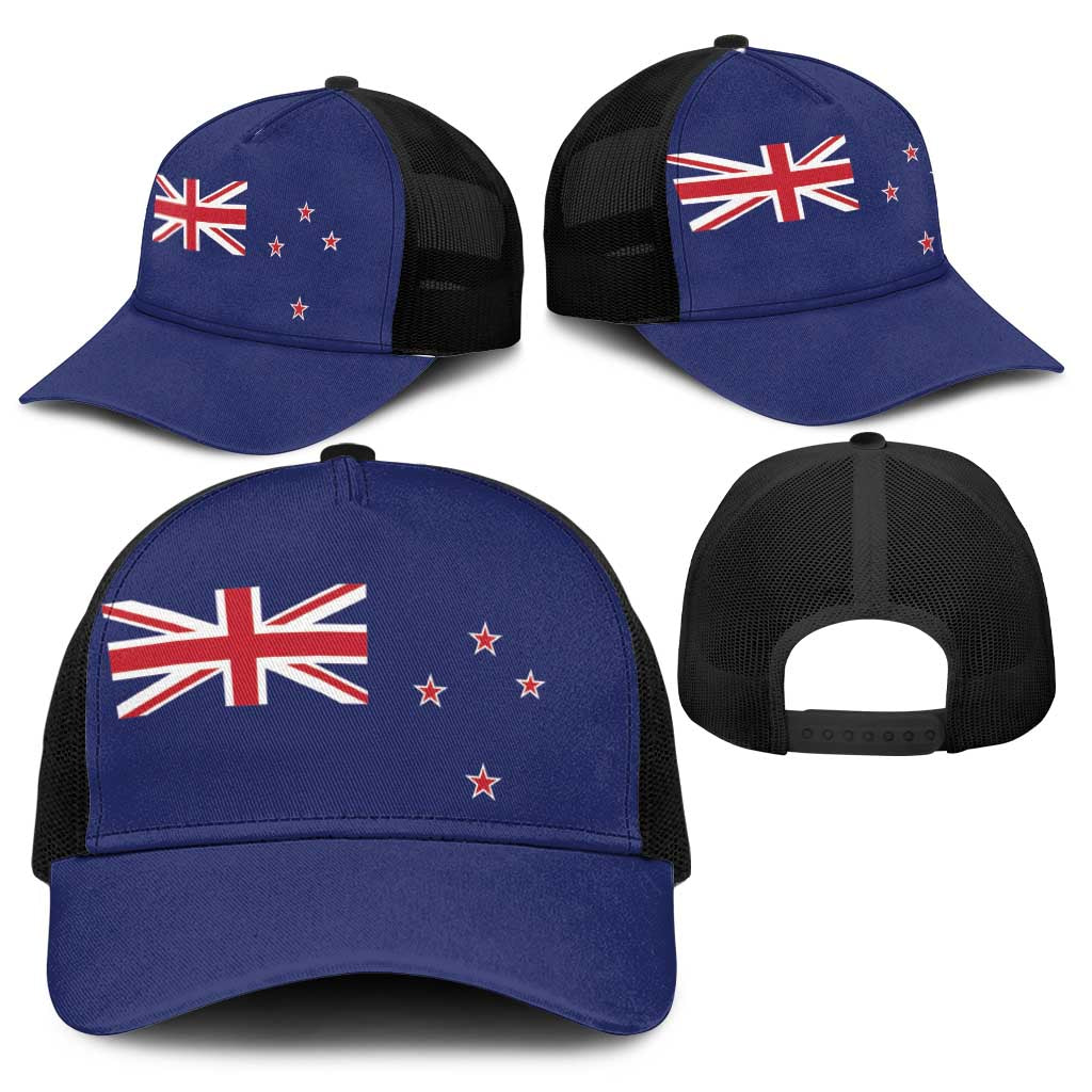 New Zealand Baseball Net Cap National Flag Colors - Polynesian Pride